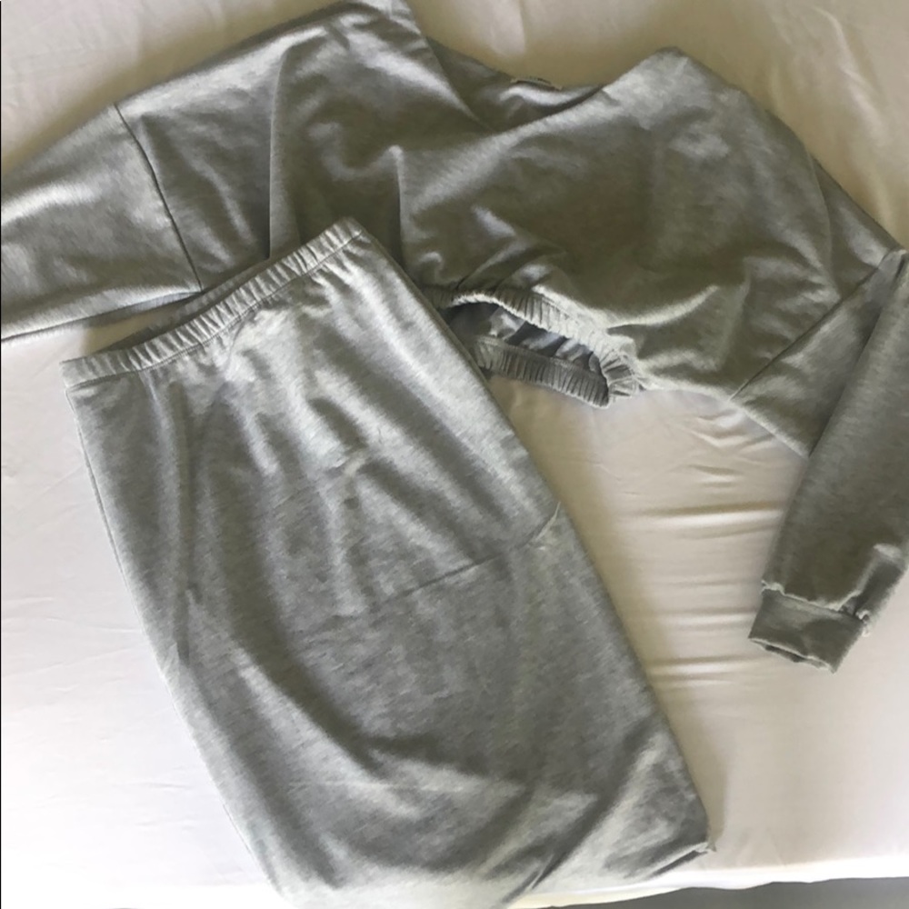 Fashion Nova sweater pencil skirt set